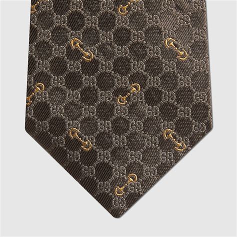 Gucci Corbata de jacquard de seda con GG